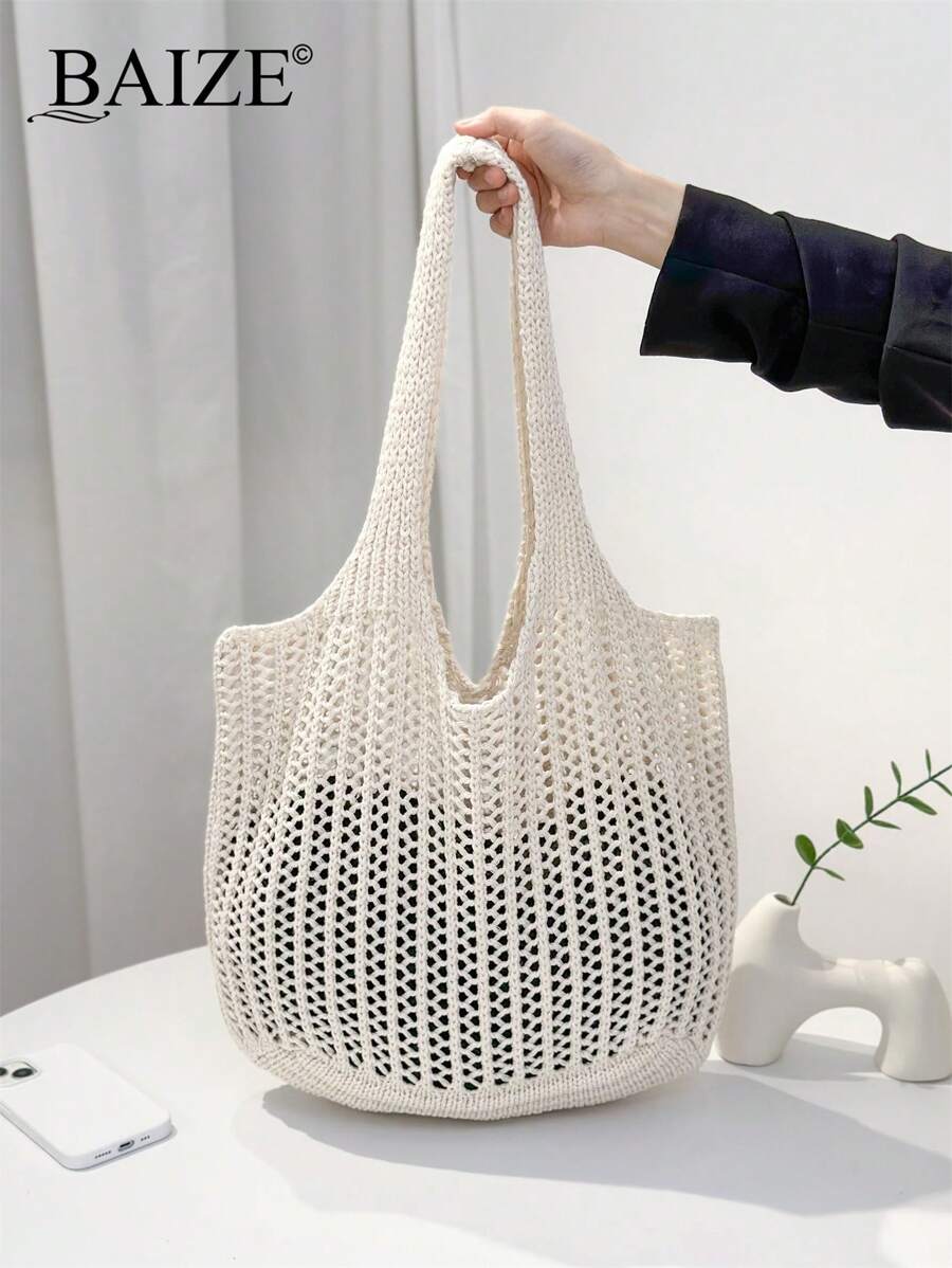 Breezy | Woven Beach Tote Bag