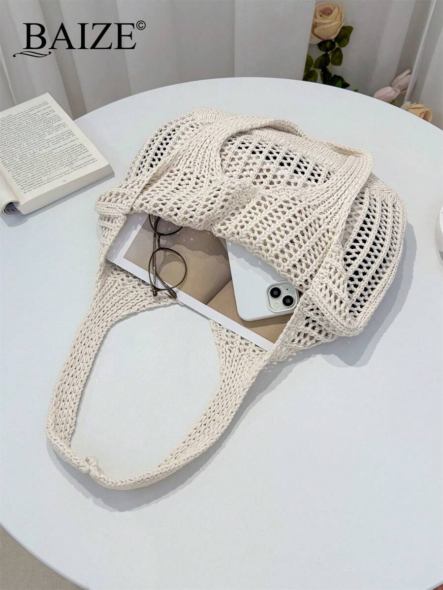 Breezy | Woven Beach Tote Bag