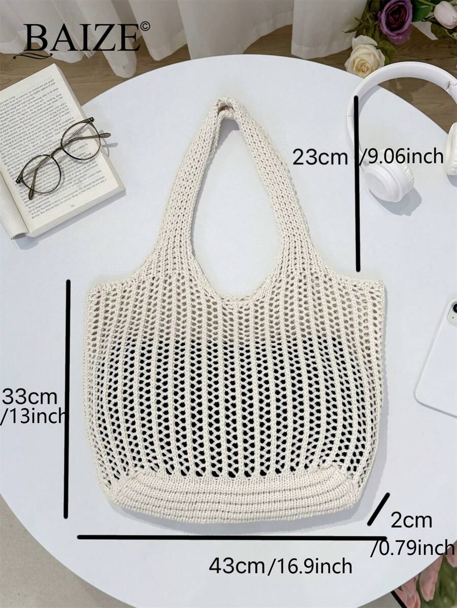 Breezy | Woven Beach Tote Bag