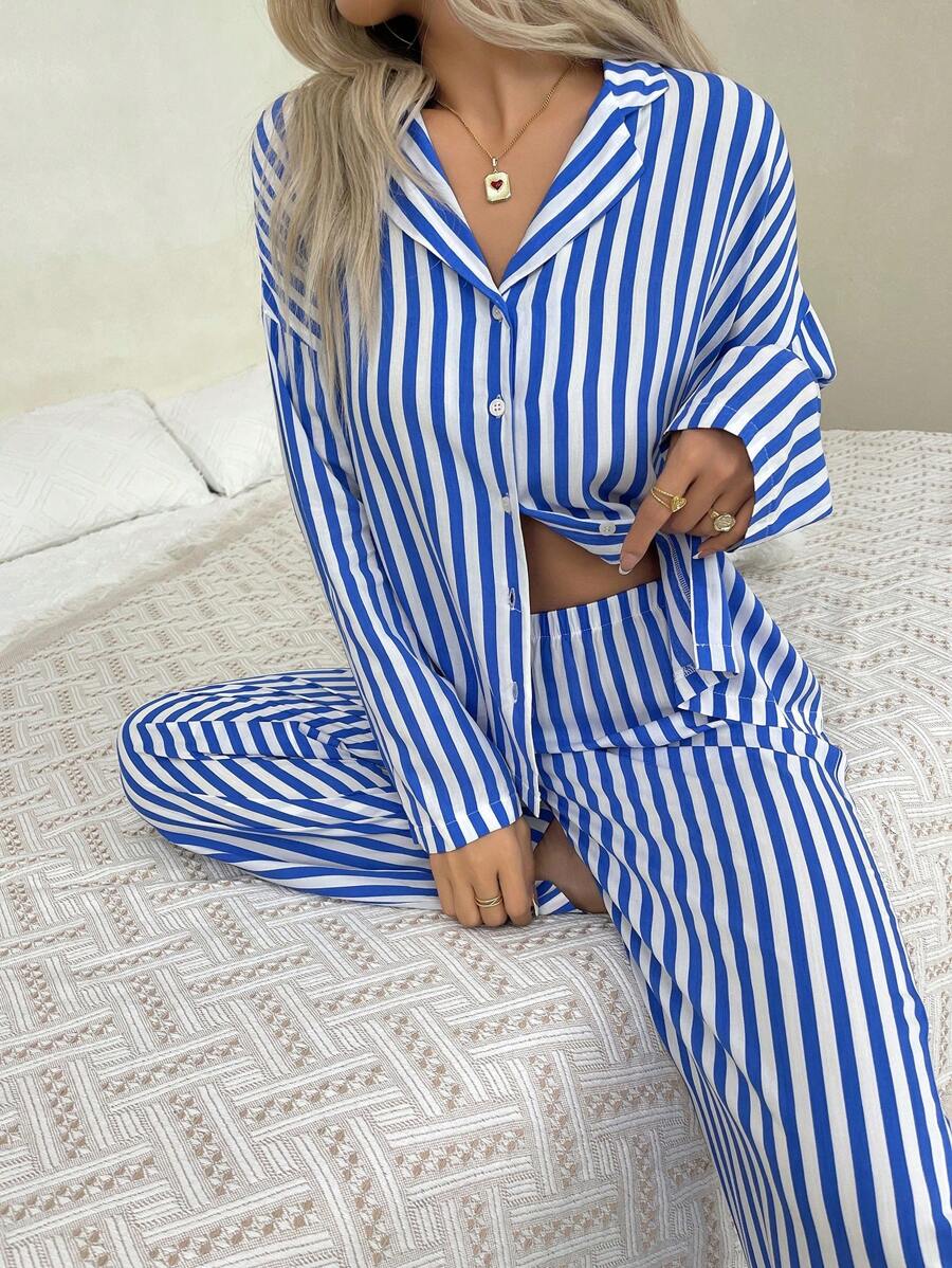 Ember | Cozy Stripe Pyjama Set
