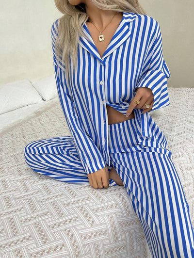 Ember | Cozy Stripe Pyjama Set