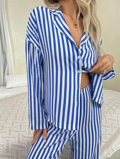 Ember | Cozy Stripe Pyjama Set