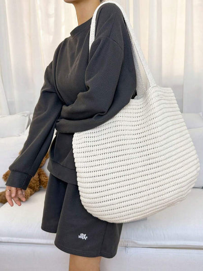 Breezy | Woven Beach Tote Bag