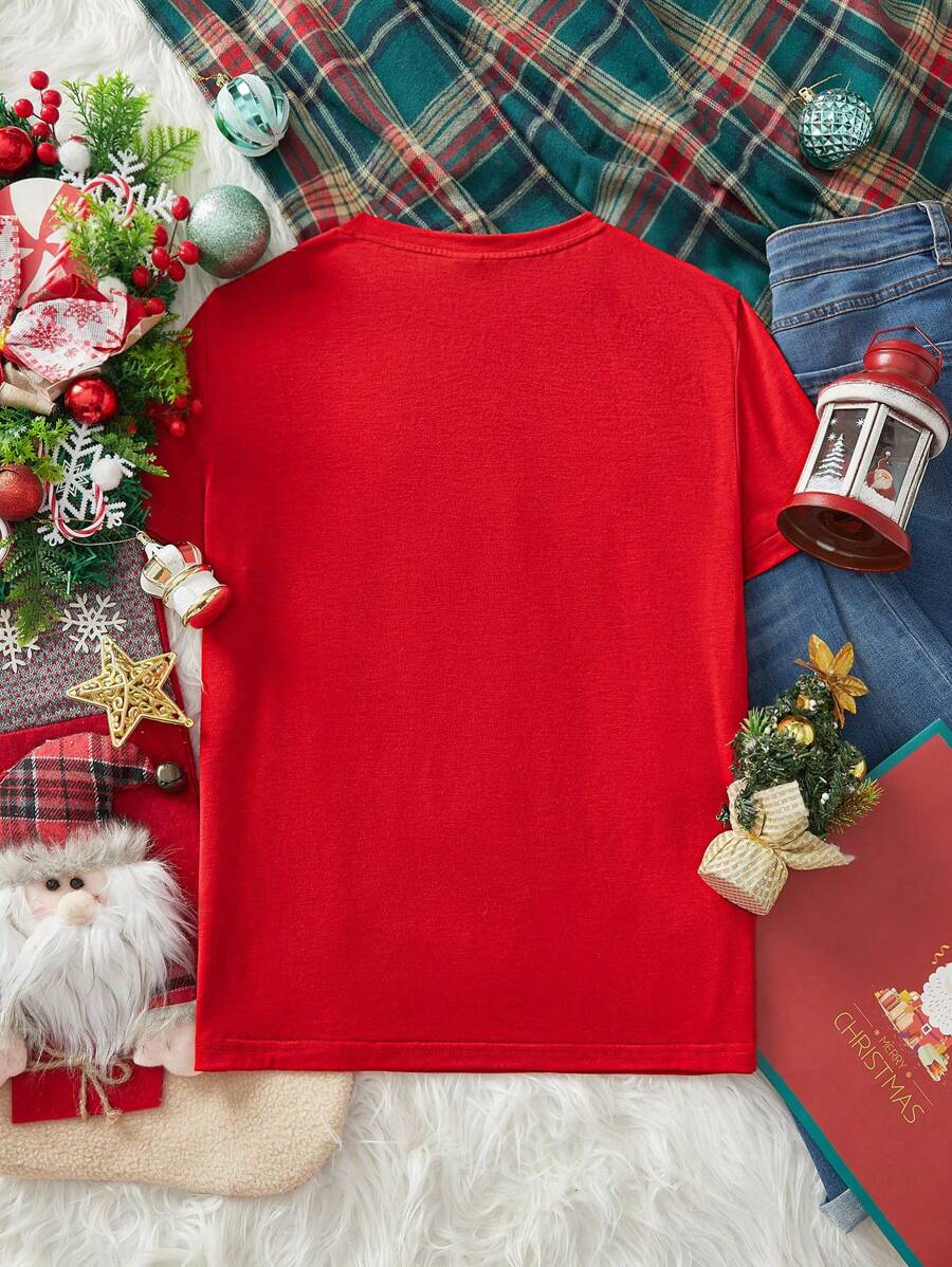 Merry | Hand-Painted Christmas Tee