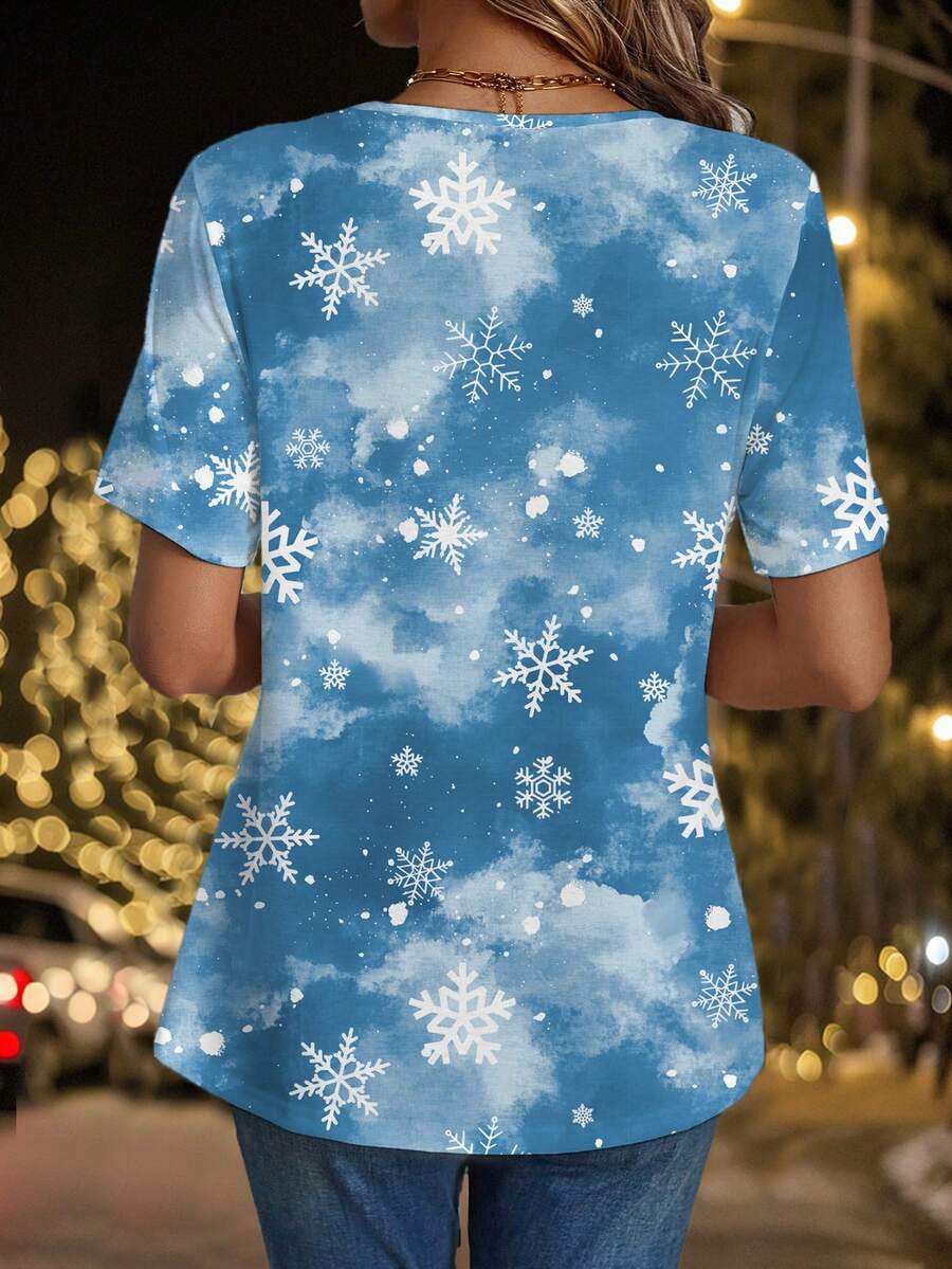 Luna | Casual Christmas Tee