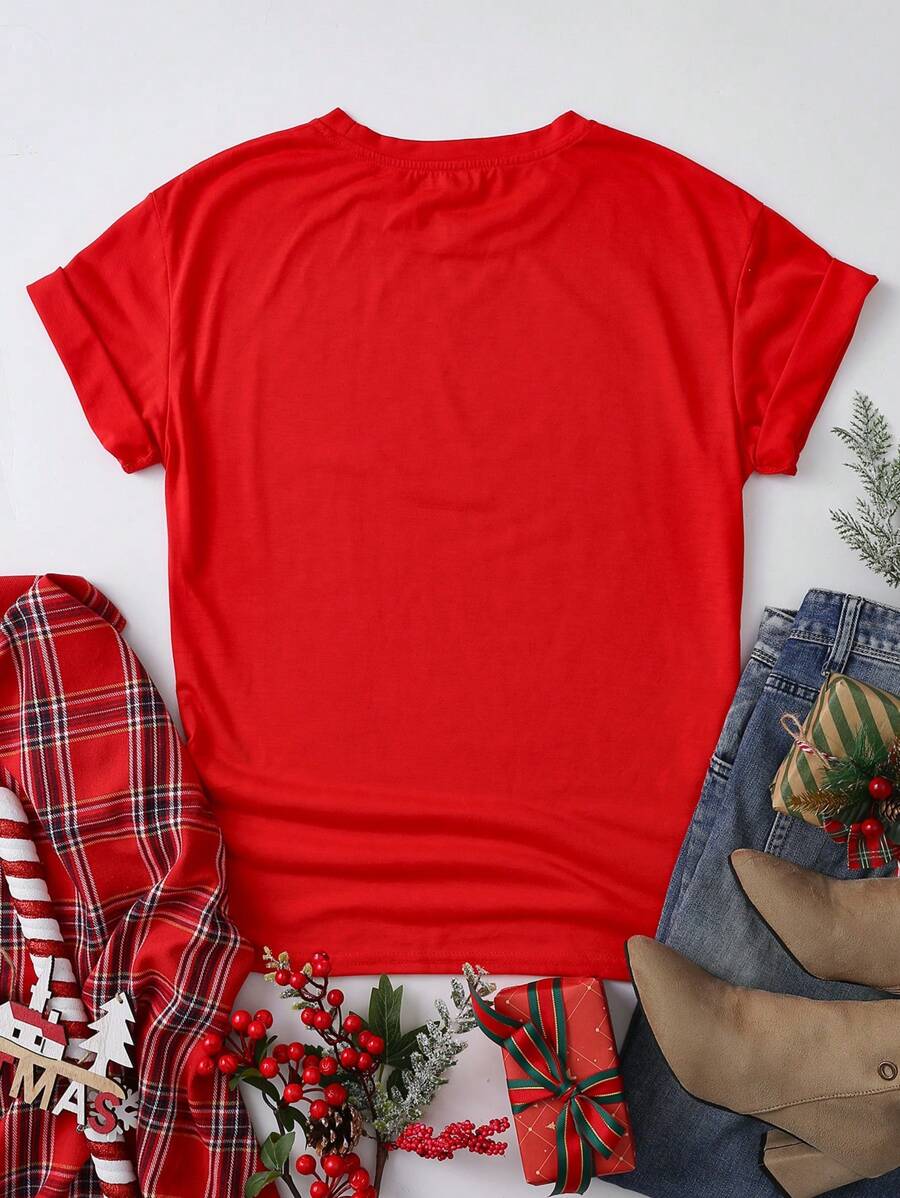 Jolly | Festive Santa Chick T-Shirt