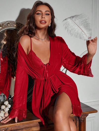 Luxe | Elegant Lace Robe Set