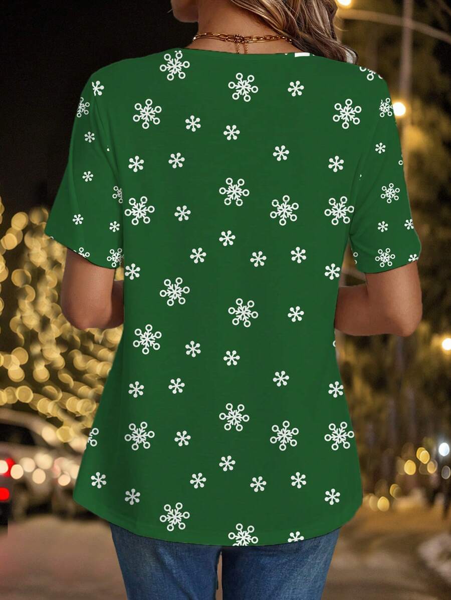 Luna | Casual Christmas Tee