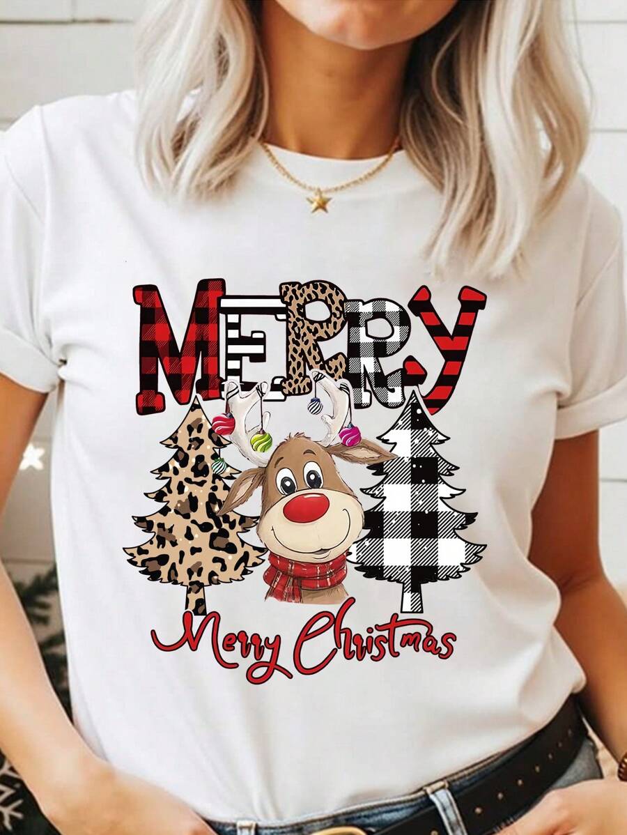Jolly | Festive Reindeer Tee