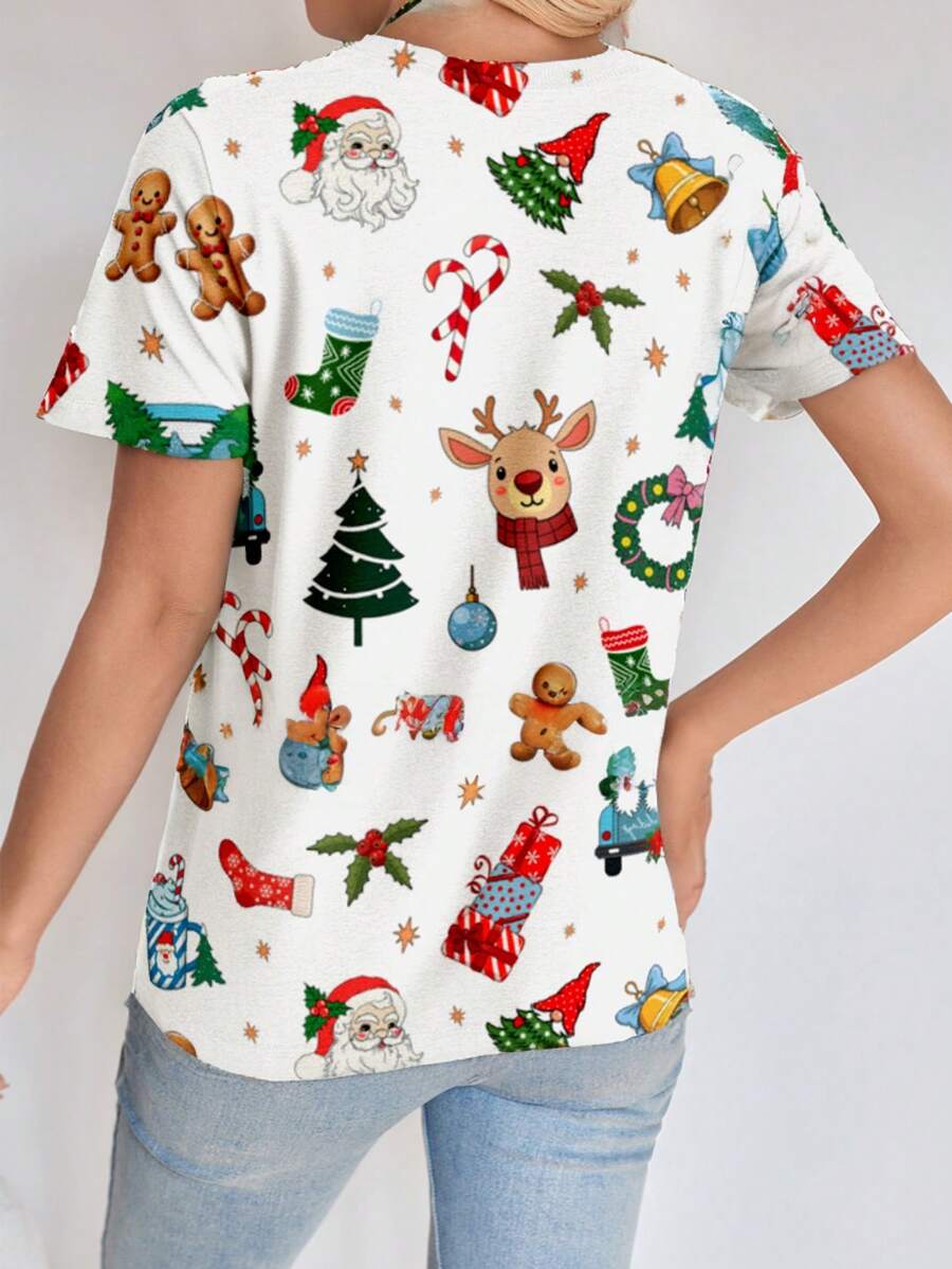 Luna | Casual Christmas Tee