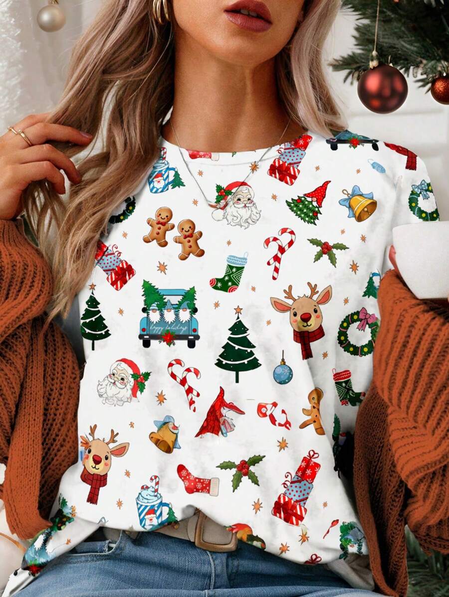 Luna | Casual Christmas Tee
