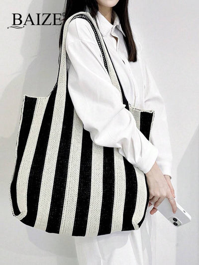 Breezy | Woven Beach Tote Bag