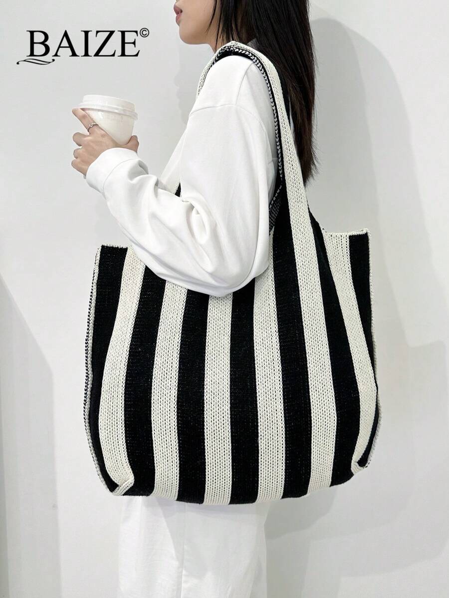 Breezy | Woven Beach Tote Bag