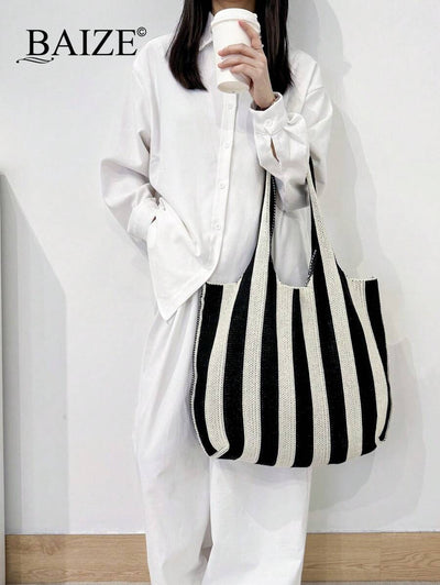 Breezy | Woven Beach Tote Bag