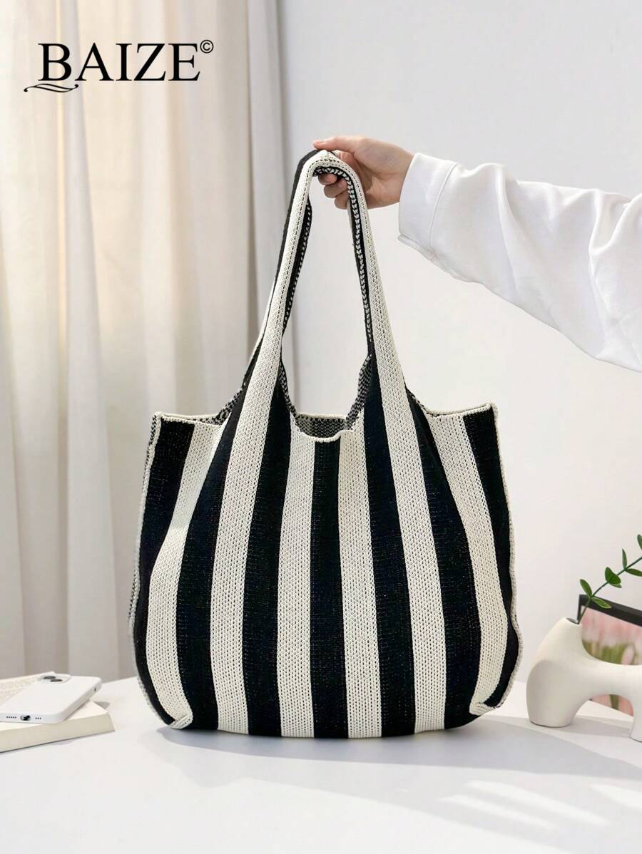 Breezy | Woven Beach Tote Bag