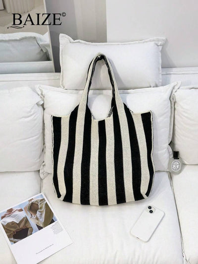 Breezy | Woven Beach Tote Bag