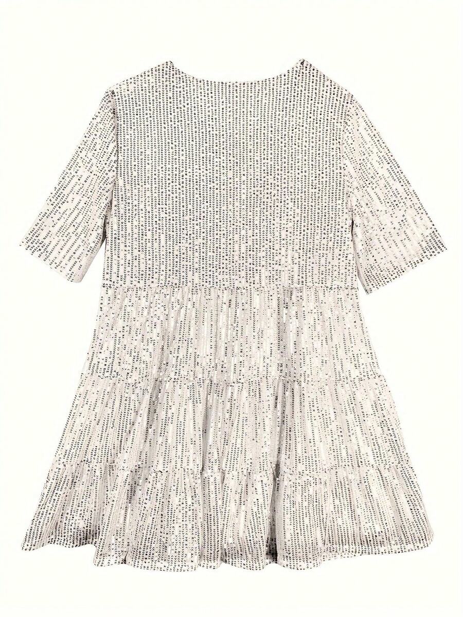 Dahlia | Sequin Babydoll Dress