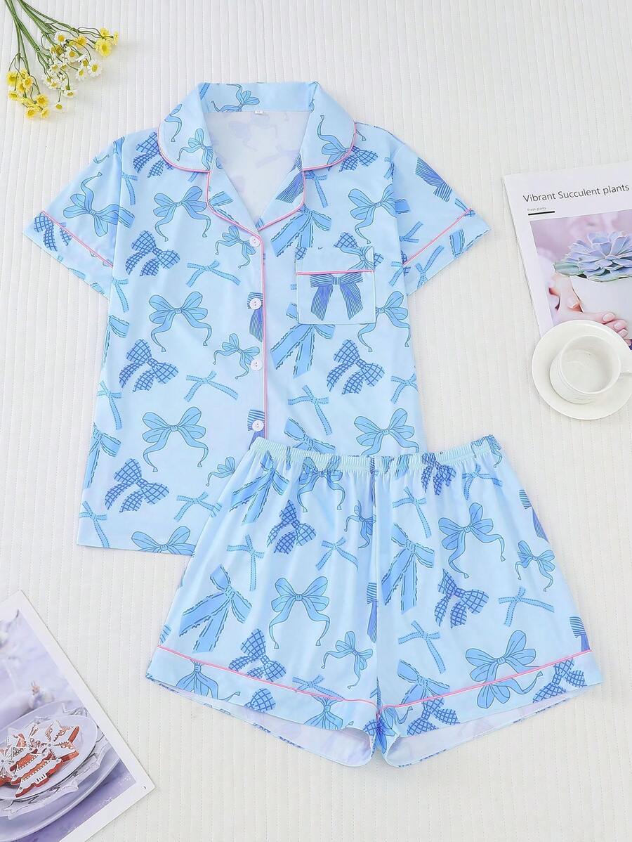 Breezy | Casual Bow Pyjama Set