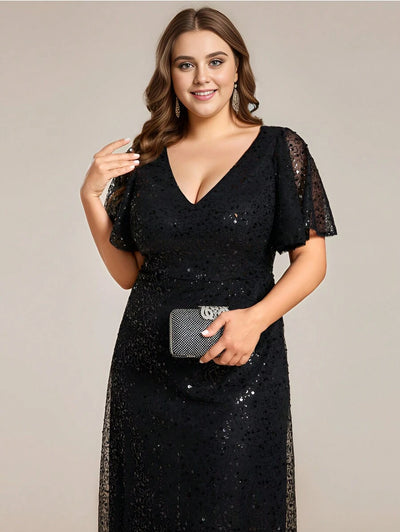 Celeste | Elegant Sequined Formal Dress