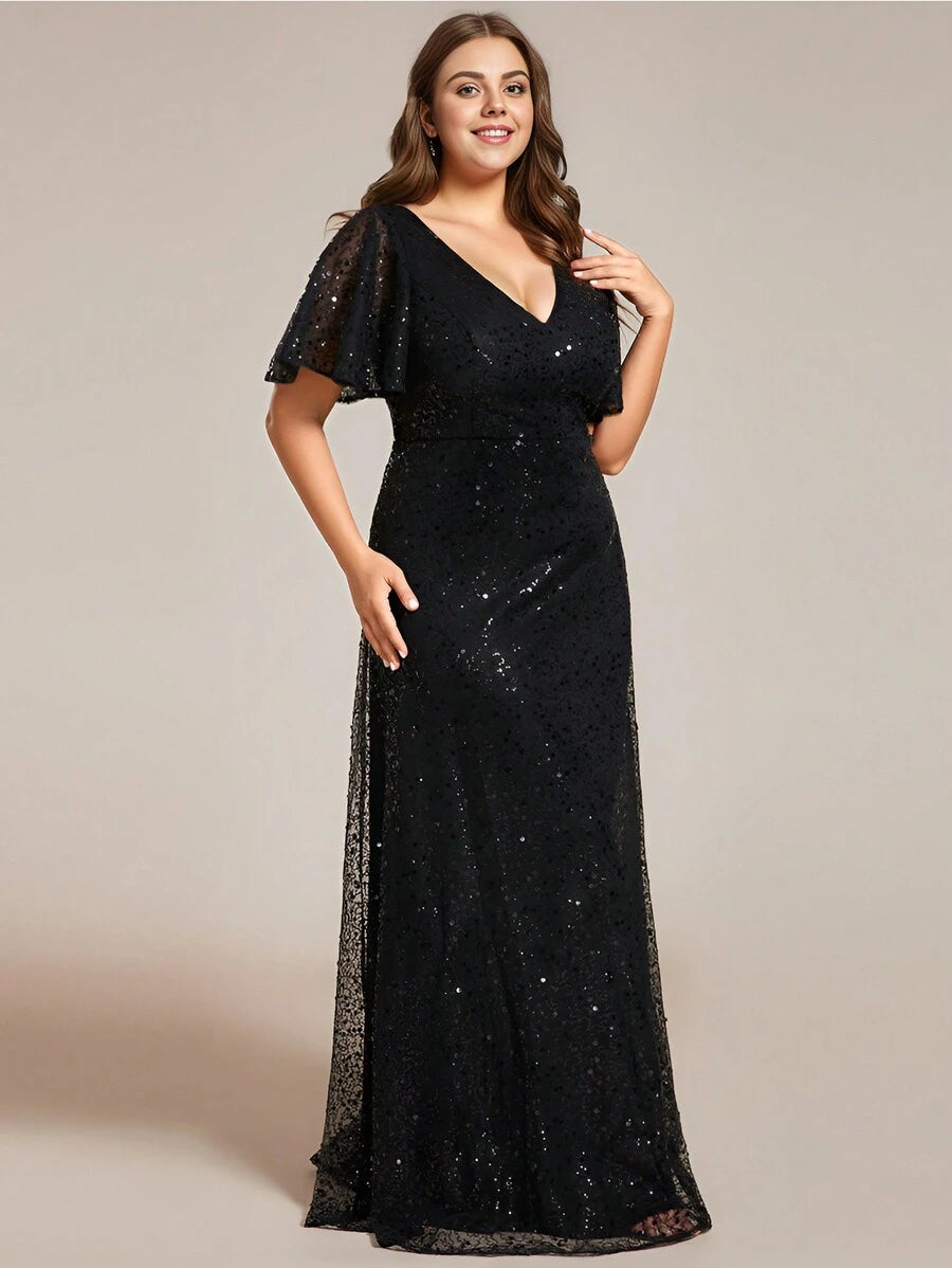 Celeste | Elegant Sequined Formal Dress