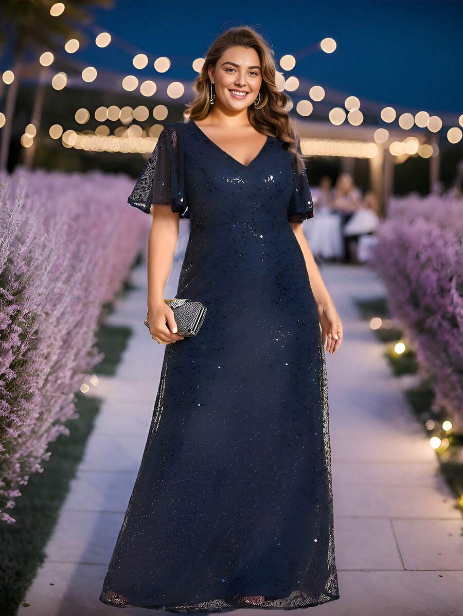 Celeste | Elegant Sequined Formal Dress