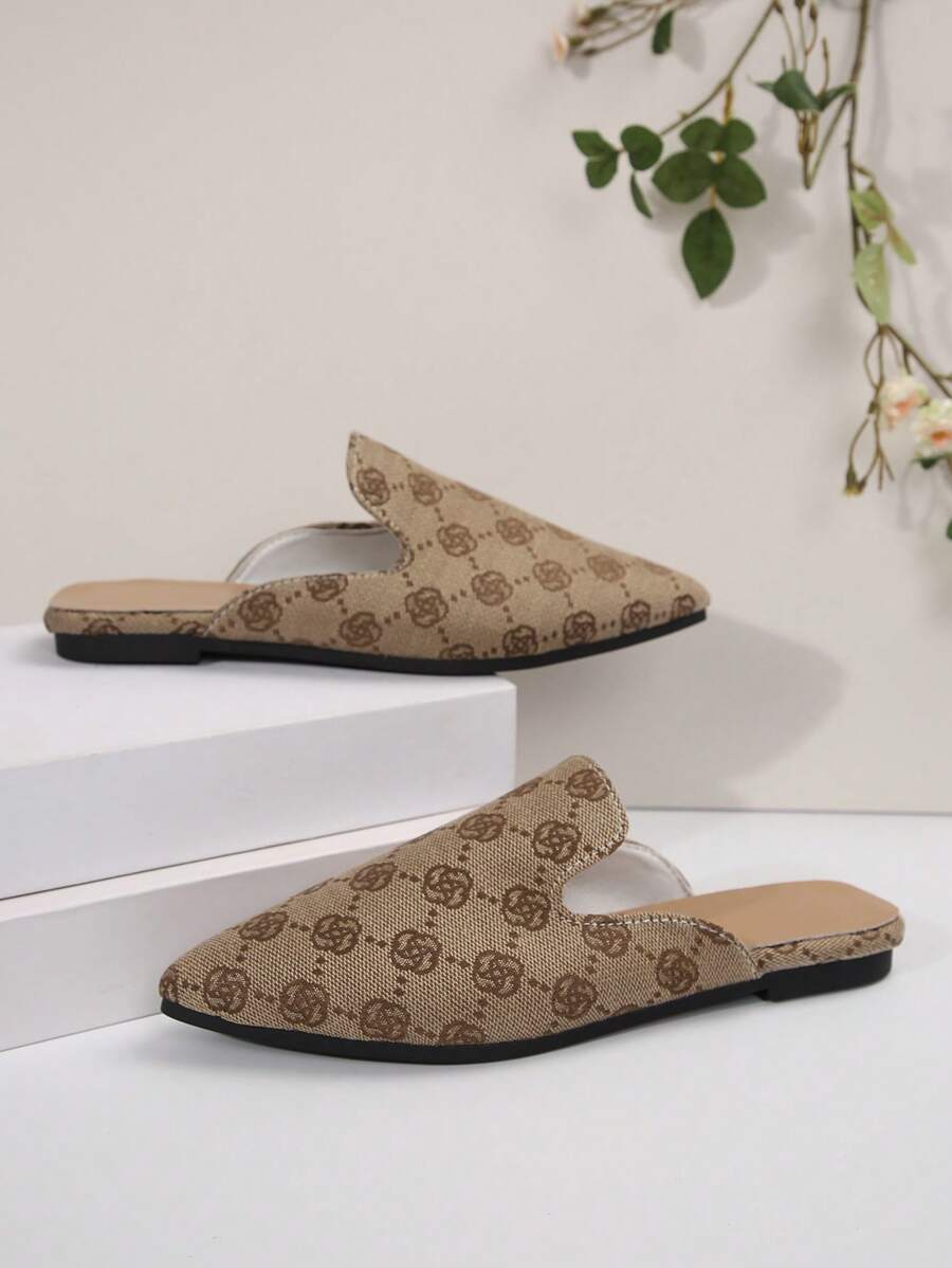 Feline | Chic Leopard Print Mules