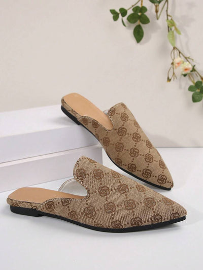 Feline | Chic Leopard Print Mules