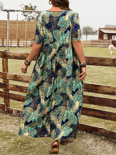 Breezy | Tropical Print Holiday Dress