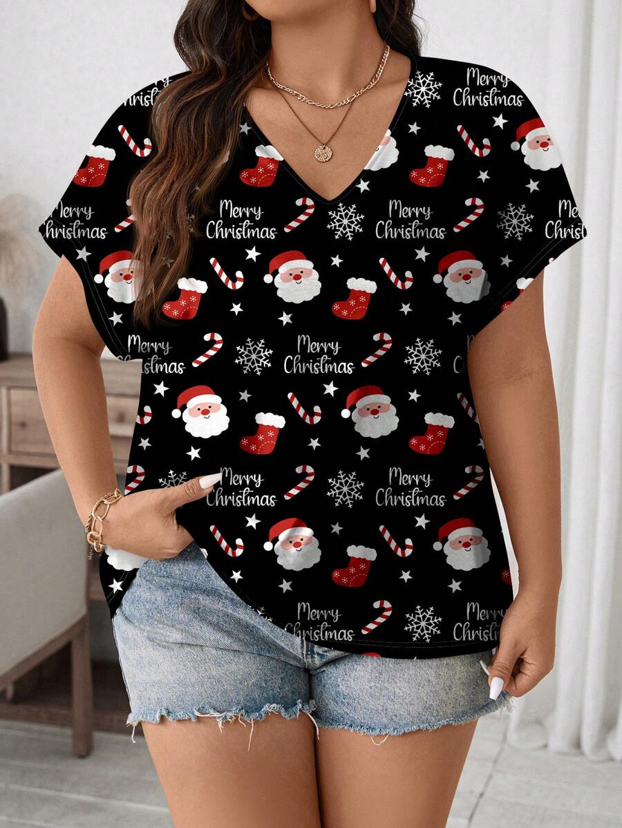 Nora | Casual Christmas Tee
