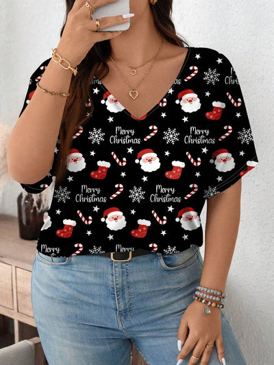 Nora | Casual Christmas Tee