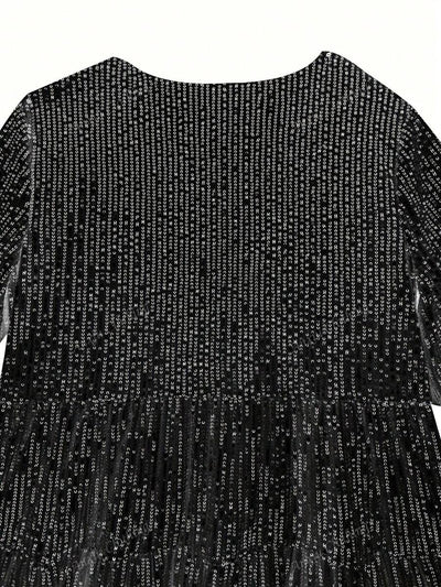 Dahlia | Sequin Babydoll Dress