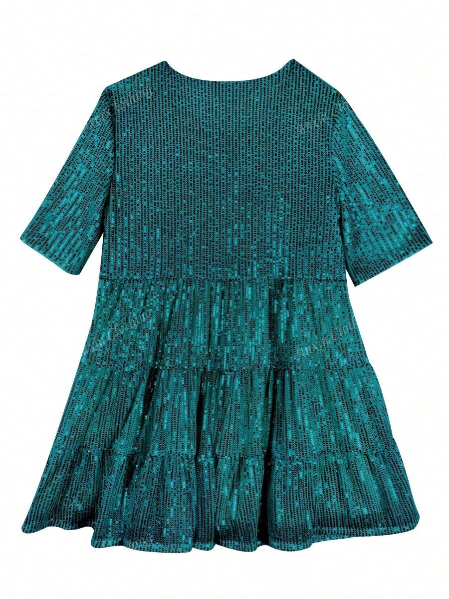 Dahlia | Sequin Babydoll Dress