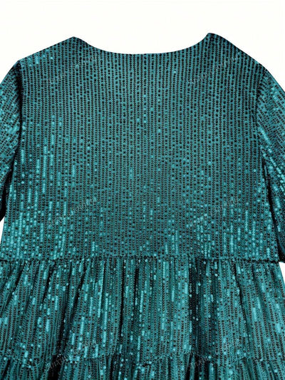 Dahlia | Sequin Babydoll Dress
