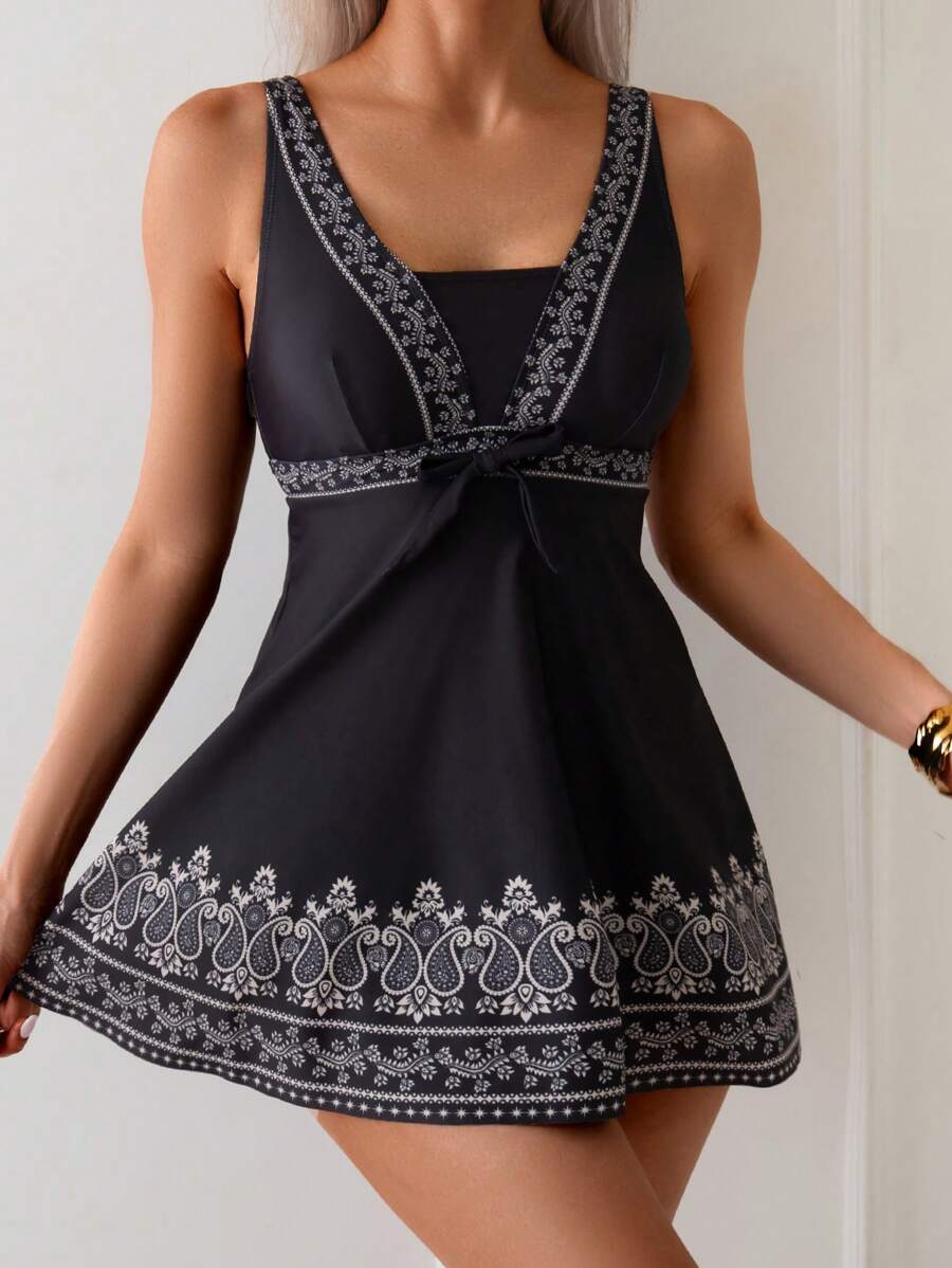 Kaimana | Tropical Print Tankini Set