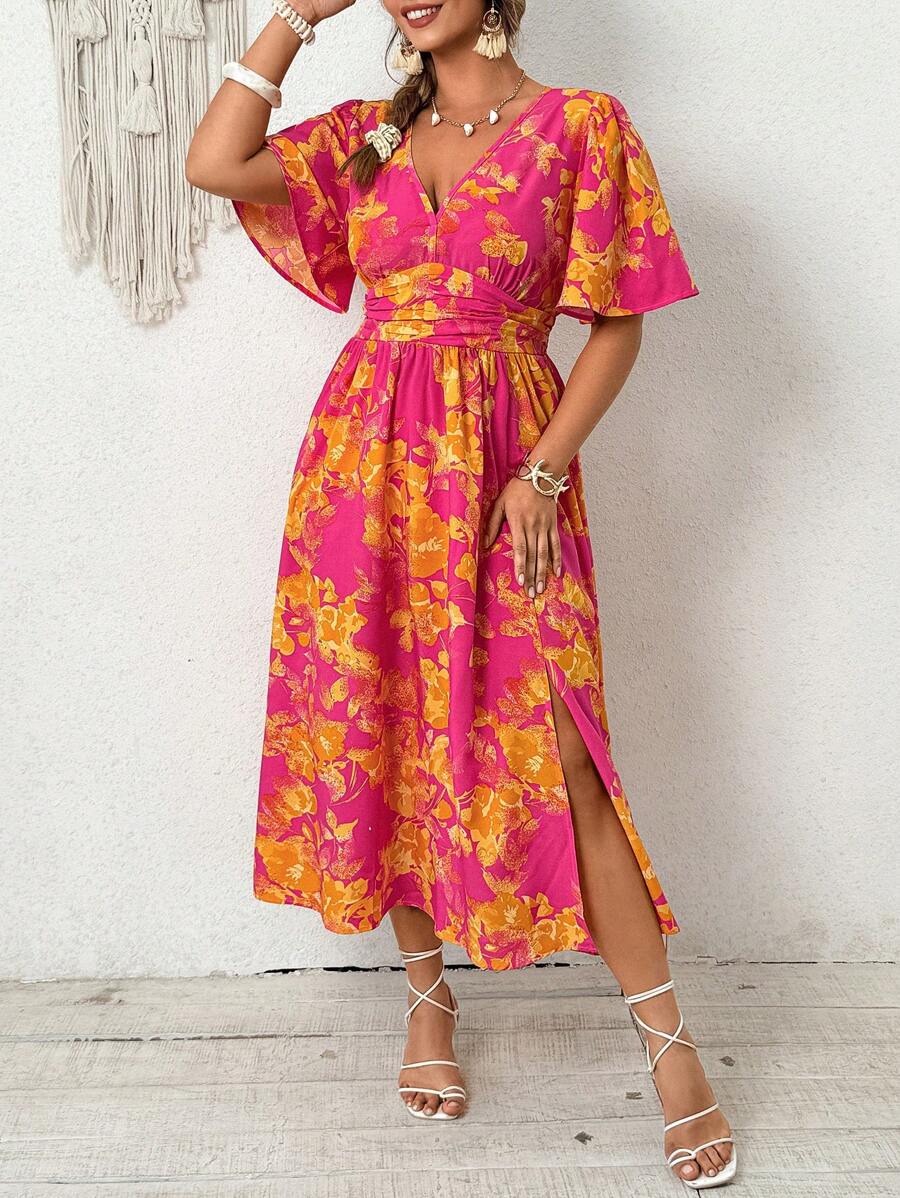 Emery | Elegant V-Neck Midi Dress