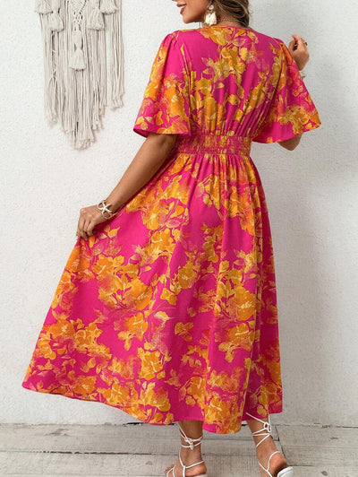 Emery | Elegant V-Neck Midi Dress