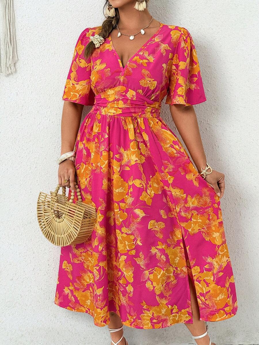 Emery | Elegant V-Neck Midi Dress