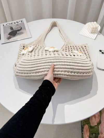 Breezy | Woven Beach Tote Bag