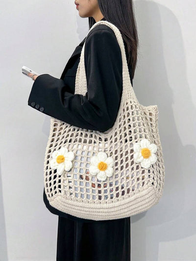Breezy | Woven Beach Tote Bag
