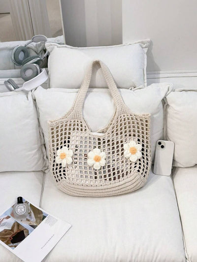 Breezy | Woven Beach Tote Bag