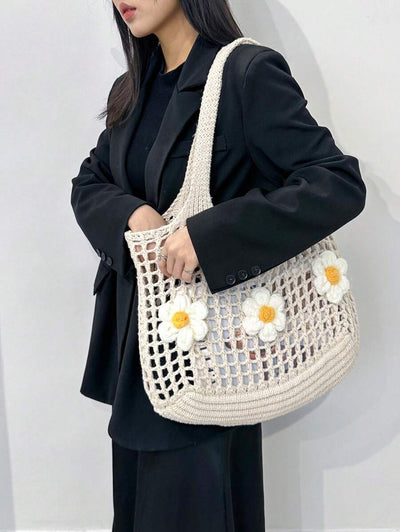 Breezy | Woven Beach Tote Bag