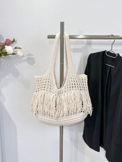 Breezy | Woven Beach Tote Bag