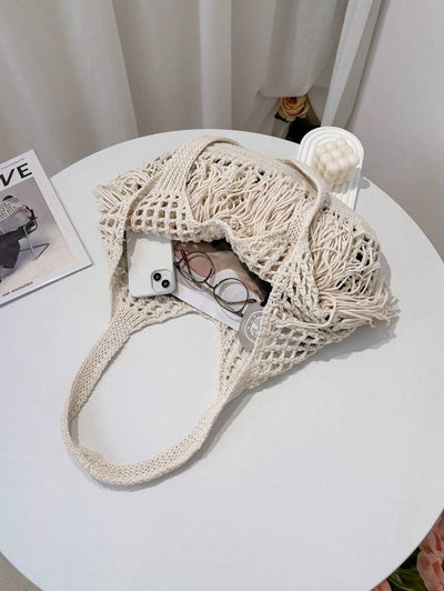 Breezy | Woven Beach Tote Bag
