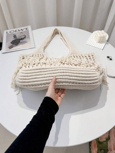 Breezy | Woven Beach Tote Bag