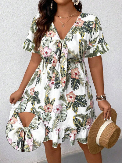 Flora | Floral Tie Summer Dress