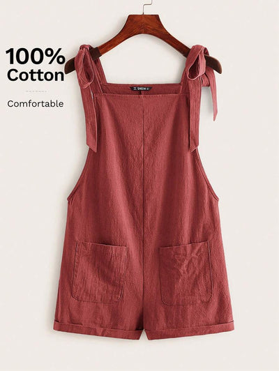 Knotty | Summer Pinafore Romper