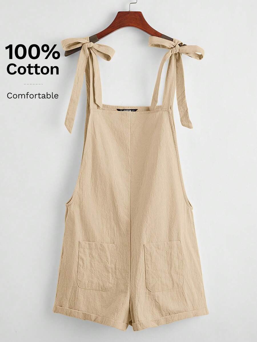 Knotty | Summer Pinafore Romper