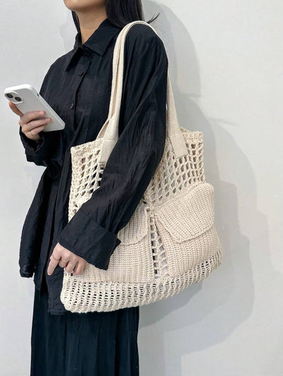 Breezy | Woven Beach Tote Bag