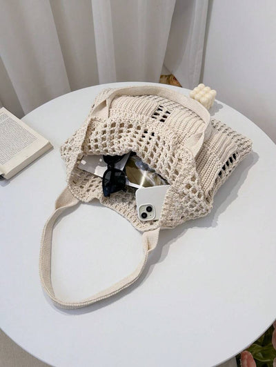 Breezy | Woven Beach Tote Bag