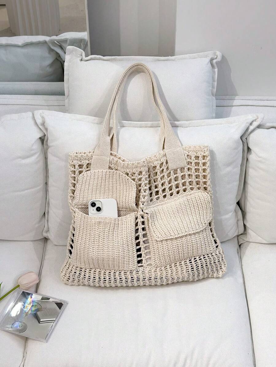 Breezy | Woven Beach Tote Bag